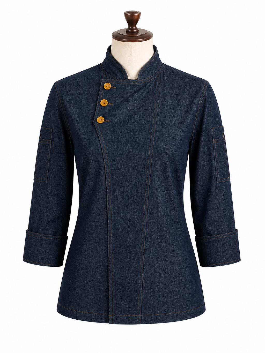 Chaqueta de Chef Mujer en Denim Askary | Uniforme de Cocina