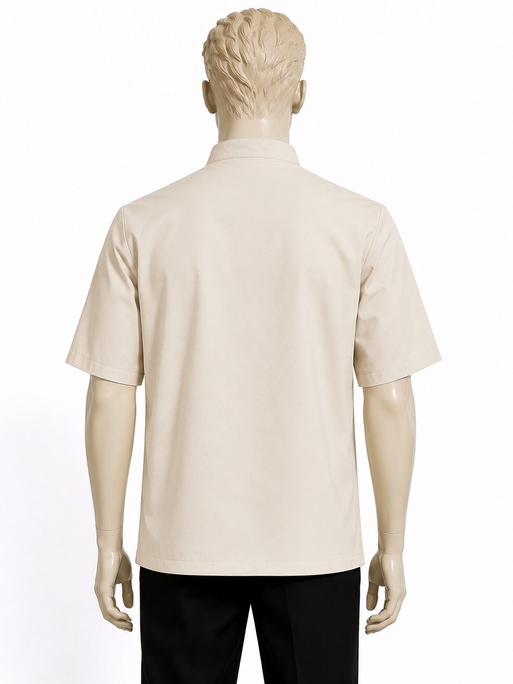 Chaqueta de Chef Hombre Blanca con Vivo Mostaza Askary | Uniforme de Cocina