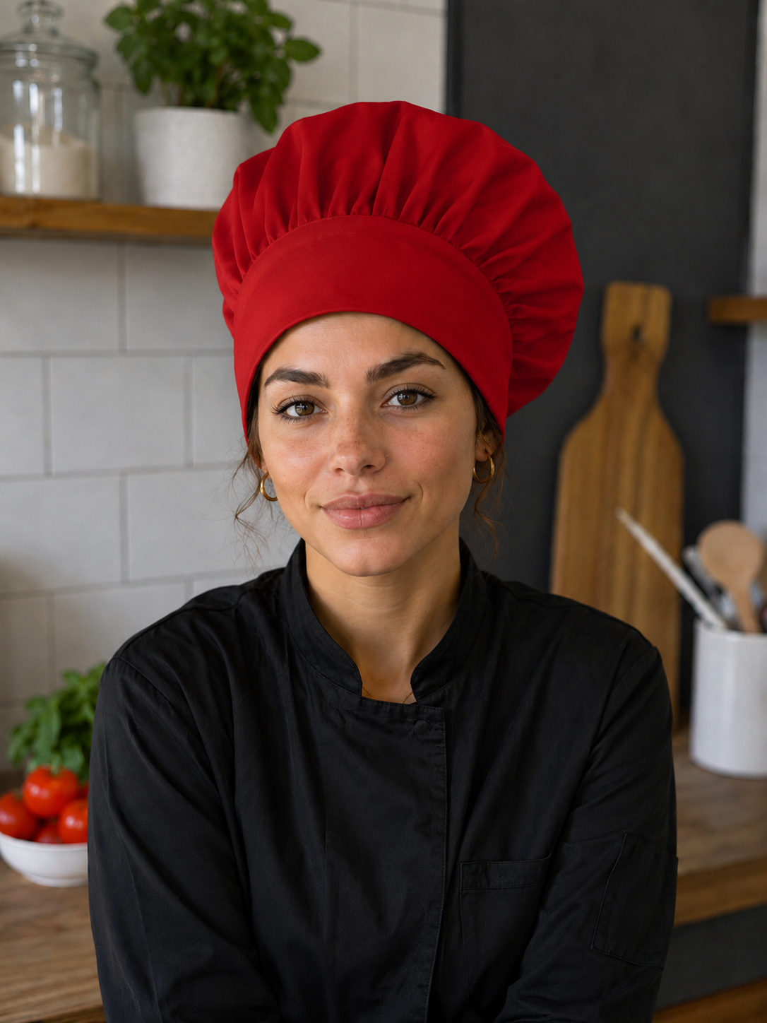 Gorro Champiñón Unisex Askary | Gorro de Cocina