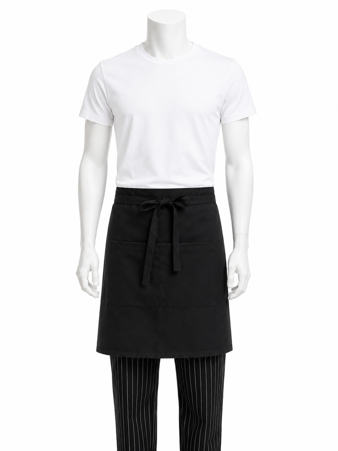 Mandil de Cocina Unisex Negro y Blanco | Funcional y Resistente