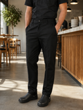 Pantalón chef hombre negro en gabardina Askary